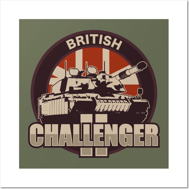 Challenger 2 Tank Wall Art by TCP